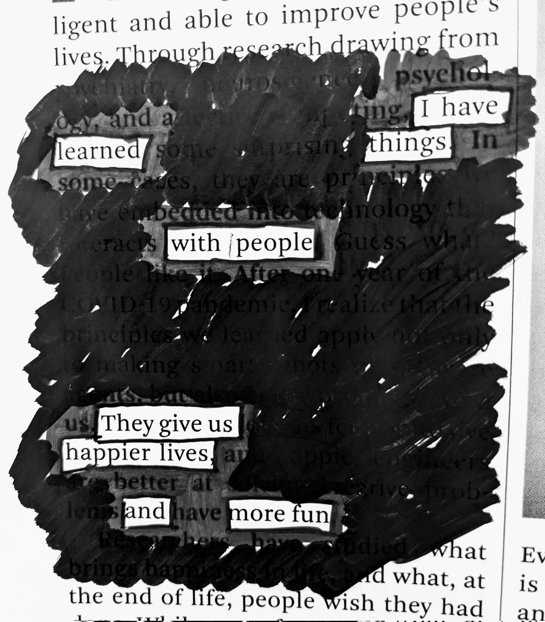 Things with people